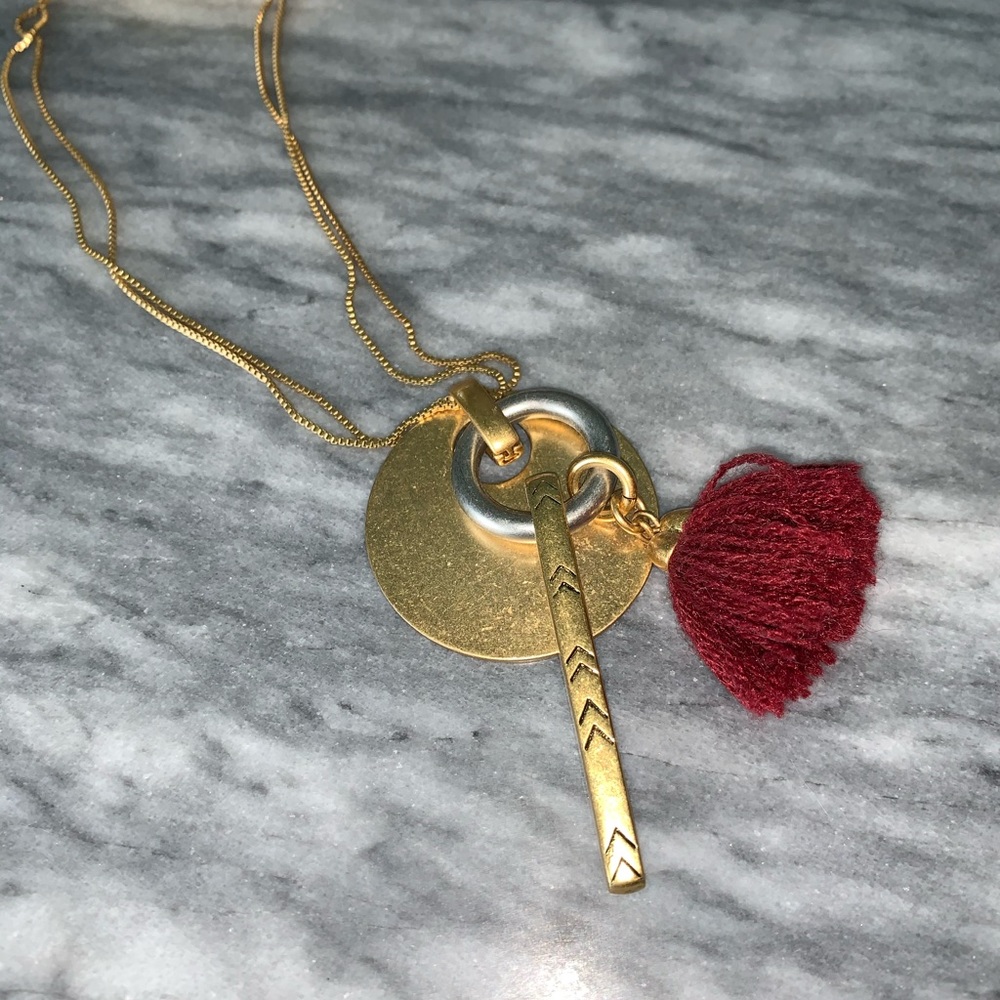Madewell Adjustable Mixed Metal Necklace